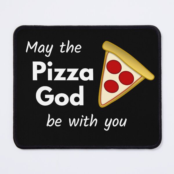 Item preview, Pizza God (white lettering) designed and sold by HippieGran.