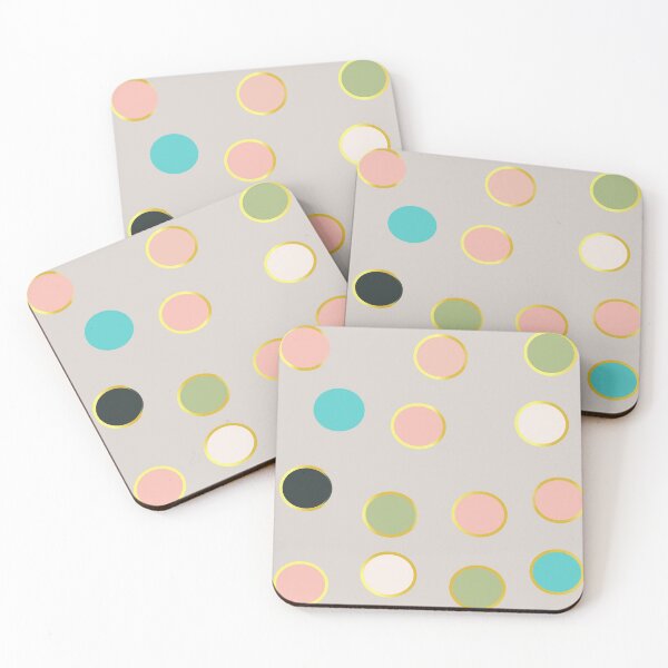 Item preview, Gold polka dots tutti fruit designed and sold by susycosta.