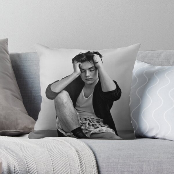 louis partridge collage Throw Pillow for Sale by delimetal