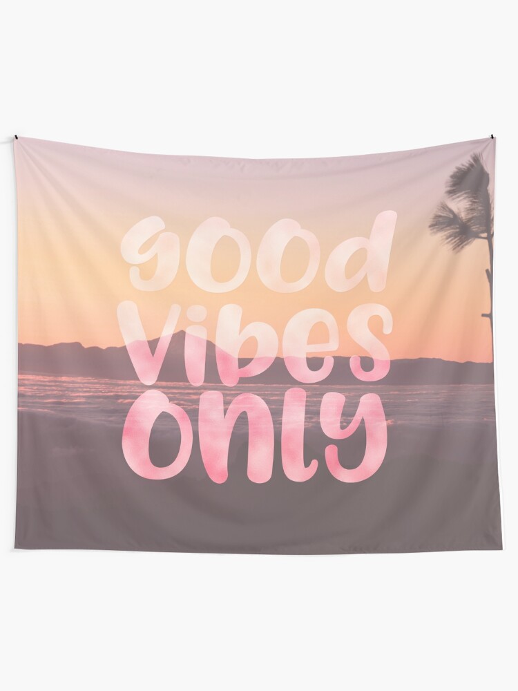 good vibes only tapestry