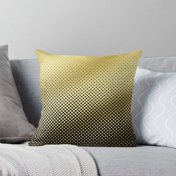 Artikelvorschau, Polka Dots Gold Glitter Schwarz Modern entworfen und verkauft von Beverly Claire Kaiya.