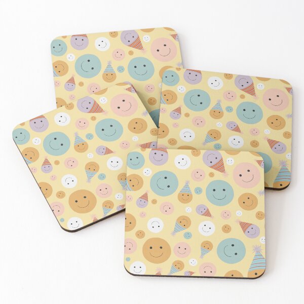Item preview, Birthday Smiles - Yellow designed and sold by KBurnsArt.