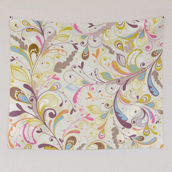 Item preview, Colorful Seamless Floral Background designed and sold by TastefulDesigns.