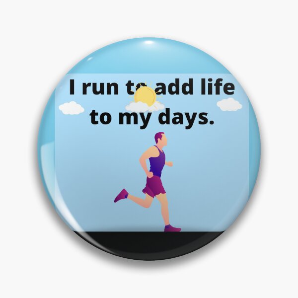 Item preview, I run to add life to my days designed and sold by LGMmugsdesign.