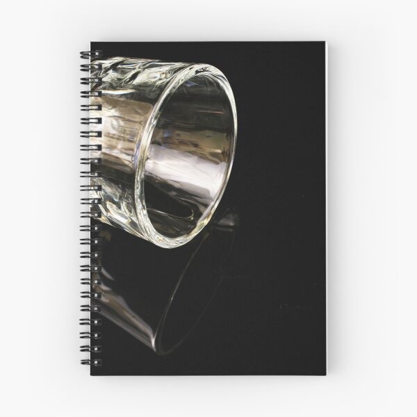 Item preview, A shot glass tipped over on a black background designed and sold by tethysimaging.