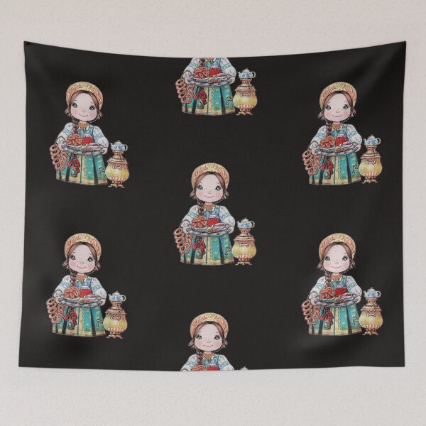 Item preview, Russian matryoska style doll with samovar designed and sold by Katerina Makarova.