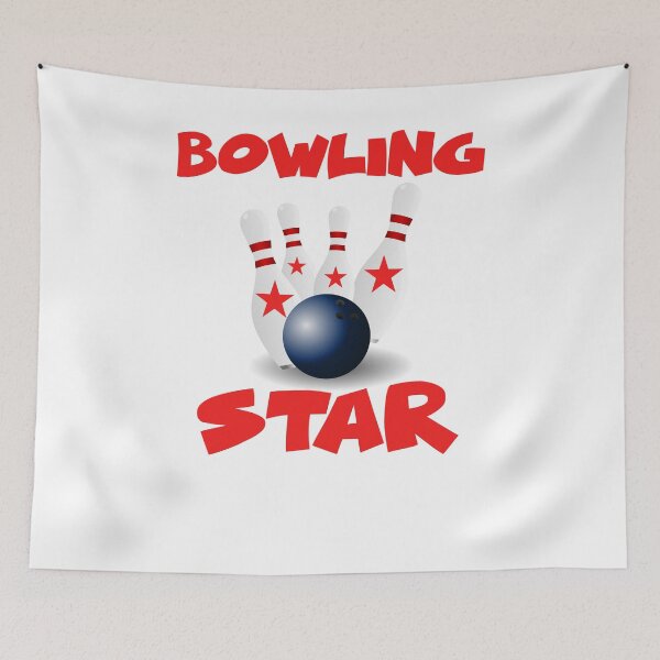 Item preview, Bowling Star Funny Image designed and sold by MichaelAndrewLo.