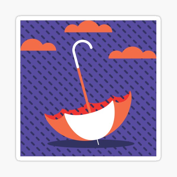 Rainy Day Sticker