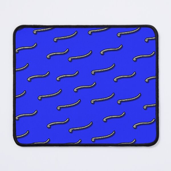Item preview, The Wind, White Swirls on Blue, Repeating Pattern designed and sold by HBBArtShop.
