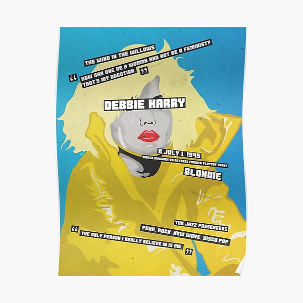 Women of Punk - Debbie Harry Poster