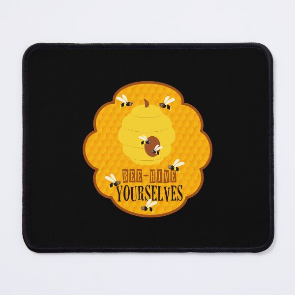 Item preview, Bee-HIVE Yourselves! (On Black) designed and sold by PawsitiveMum.