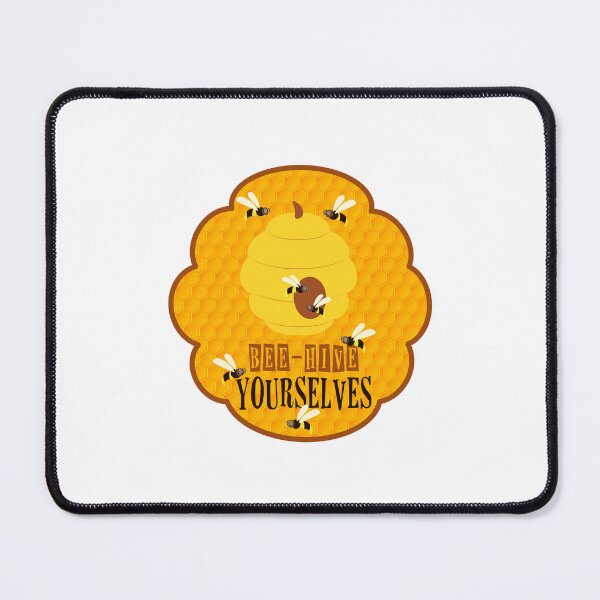 Item preview, Bee-HIVE Yourselves! (On Yellow) designed and sold by PawsitiveMum.