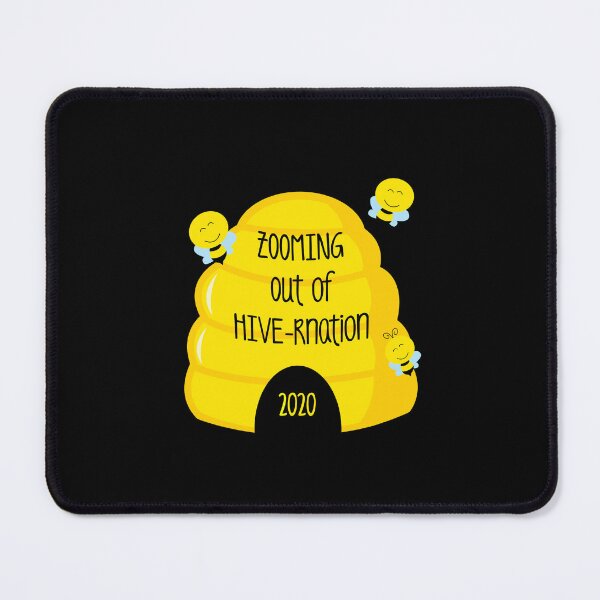 Item preview, Zooming Out of HIVE-rnation! 2020 (On Black) designed and sold by PawsitiveMum.