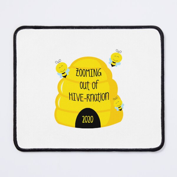 Item preview, Zooming Out of HIVE-rnation! 2020 (On White) designed and sold by PawsitiveMum.