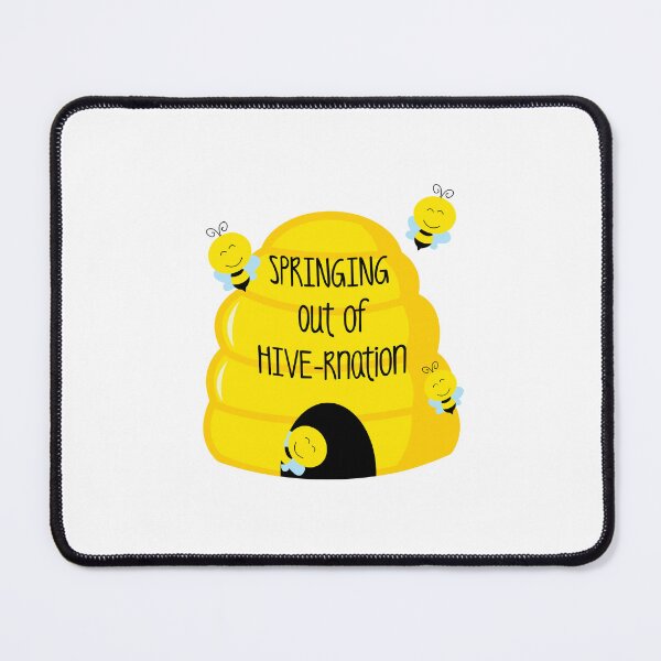 Item preview, Springing Out of HIVE-rnation!! (On Blue) designed and sold by PawsitiveMum.