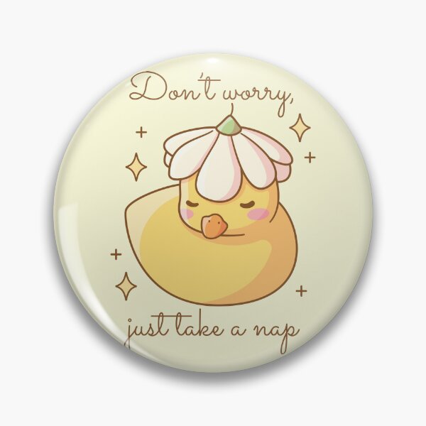 Item preview, Dont Worry, Just Take a Nap - Cute Duckling with Flower Hat designed and sold by LuYukari.