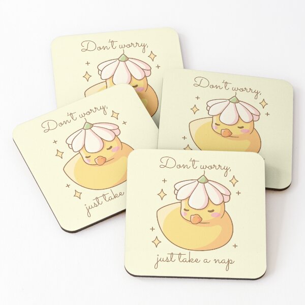 Item preview, Dont Worry, Just Take a Nap - Cute Duckling with Flower Hat designed and sold by LuYukari.