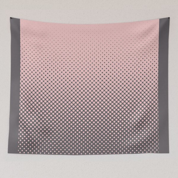 Artikelvorschau, Polka Dots Millennium Pink Opal Grau Trendy entworfen und verkauft von Beverly Claire Kaiya.