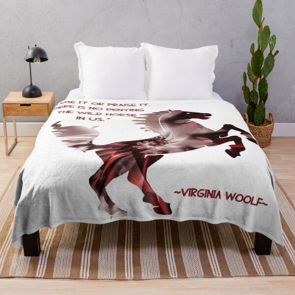 Item preview, Quote - Virginia Woolf, Fractal Collection 36 - Horse designed and sold by Patricia Johnston.
