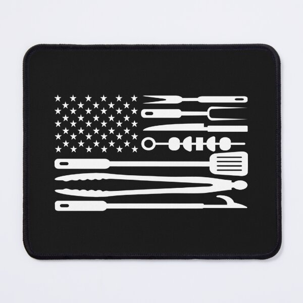 Item preview, Grilling and Barbeque American Flag designed and sold by The Jackalope.