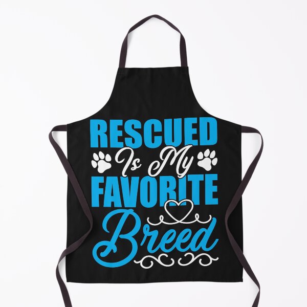 Item preview, Rescued is my favorite breed blue design for dogs lovers shirt designed and sold by Designandlove.