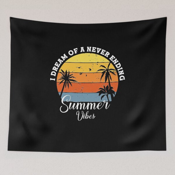 Item preview, Never Ending Summer vibes retro sunset designed and sold by TipTopTapo.