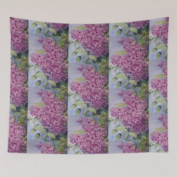Item preview, Lilacs watercolour painting  designed and sold by esvb.