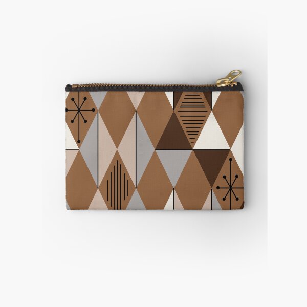 Item preview, Atomic Age Art Diamantes Café Marrón designed and sold by thepixelgarden.