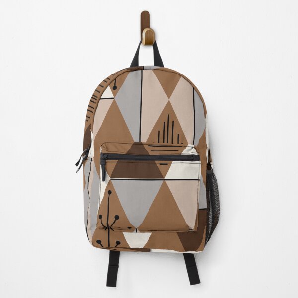Artikelvorschau, Atomic Age Art Diamonds Kaffeebraun entworfen und verkauft von thepixelgarden.