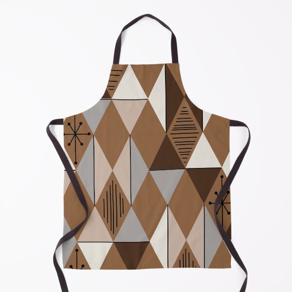 Artikelvorschau, Atomic Age Art Diamonds Kaffeebraun entworfen und verkauft von thepixelgarden.