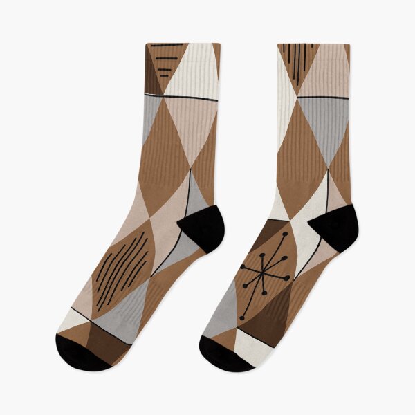 Artikelvorschau, Atomic Age Art Diamonds Kaffeebraun entworfen und verkauft von thepixelgarden.