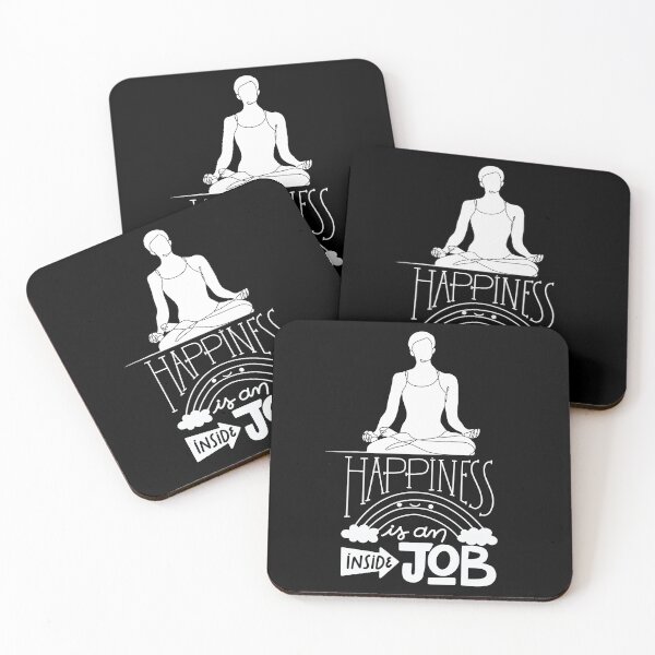Item preview, Happiness is an inside job designed and sold by TheFoolsGallery.