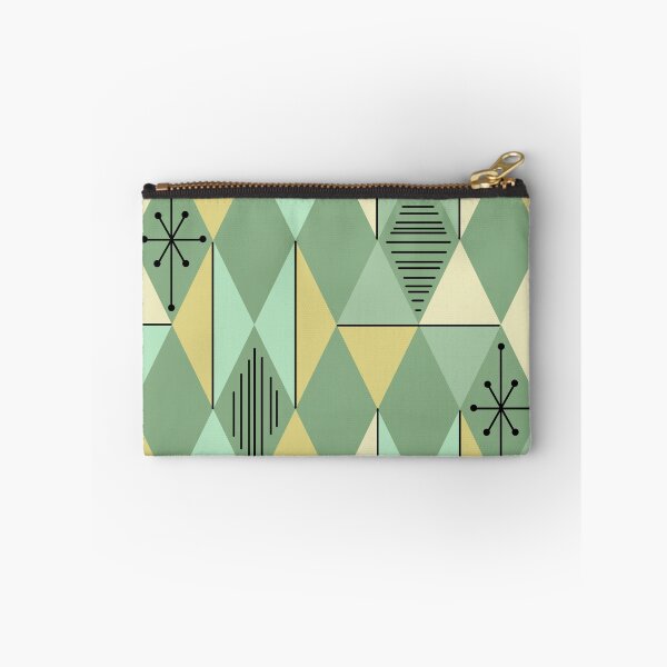 Item preview, Atomic Age Art Diamantes Verde Menta Amarillo designed and sold by thepixelgarden.