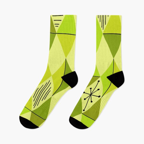 Artikelvorschau, Atomic Age Art Diamonds Chartreuse entworfen und verkauft von thepixelgarden.
