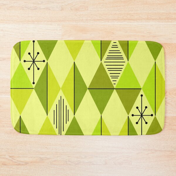 Artikelvorschau, Atomic Age Art Diamonds Chartreuse entworfen und verkauft von thepixelgarden.