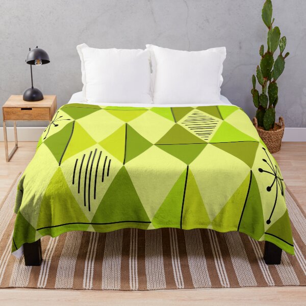 Artikelvorschau, Atomic Age Art Diamonds Chartreuse entworfen und verkauft von thepixelgarden.