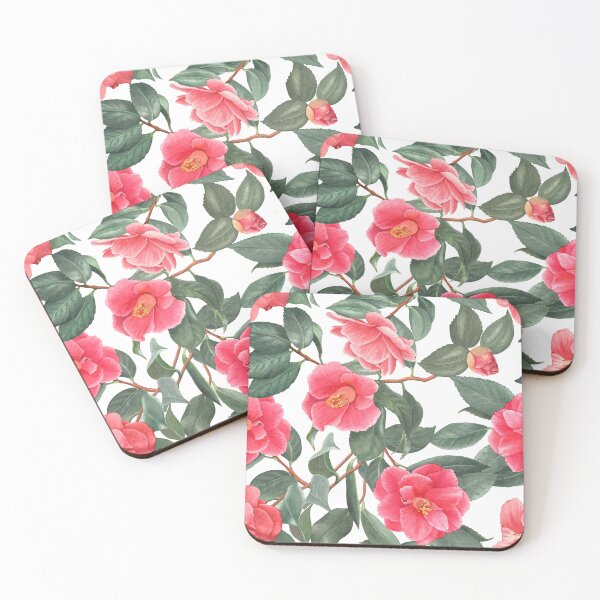 Item preview, Beautiful Camellia Flowers and Leaves Pattern designed and sold by silviaol.