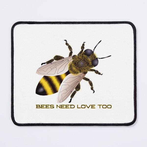 Item preview, Bees Need Love Too! (On Grey) designed and sold by PawsitiveMum.
