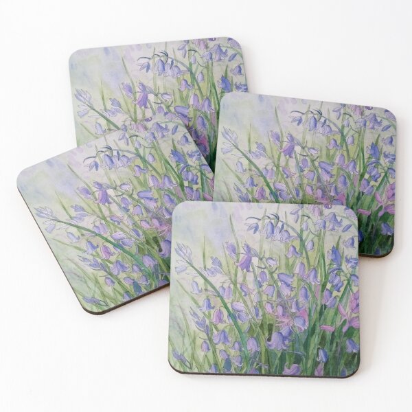 Item preview, Bluebells watercolour painting  designed and sold by esvb.