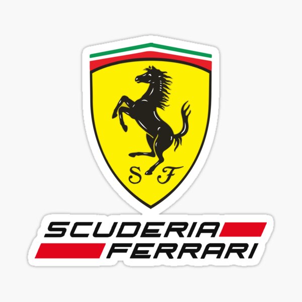 scuderia logo Sticker
