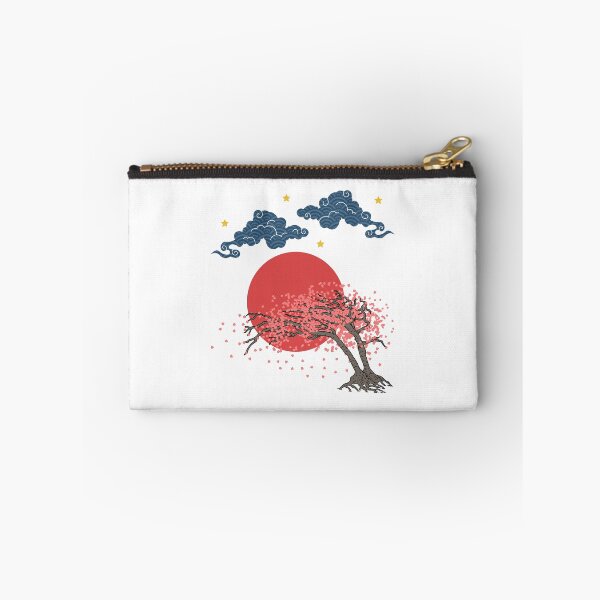Item preview, Sakura tree with Japanese rising sun and clouds designed and sold by jpn insprd.
