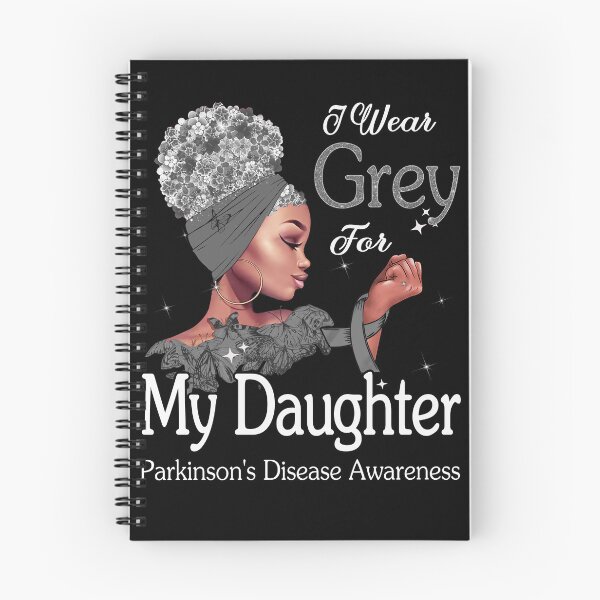 Item preview, Parkinson's Disease Awareness Black Girl I Wear Grey For My Daughter designed and sold by tenjun16.
