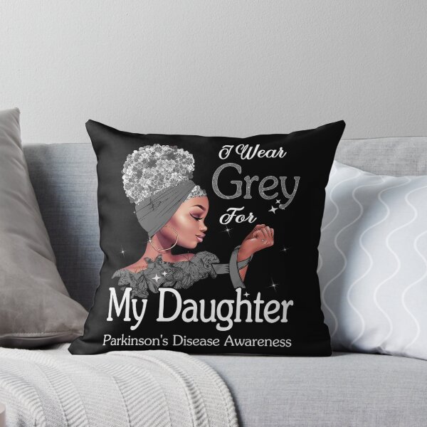 Item preview, Parkinson's Disease Awareness Black Girl I Wear Grey For My Daughter designed and sold by tenjun16.