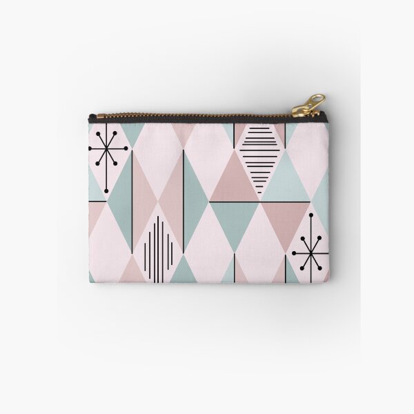 Item preview, Atomic Age Art Diamantes Rosa Claro Verde designed and sold by thepixelgarden.