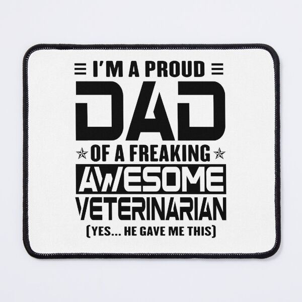 Item preview, I’m A Proud Dad Of A Freaking Awesome Veterinarian, Funny Dad Shirt, Dad Of Veterinarian Shirt, Dad Gifts, Christmas Gifts For Dad designed and sold by xlnv.