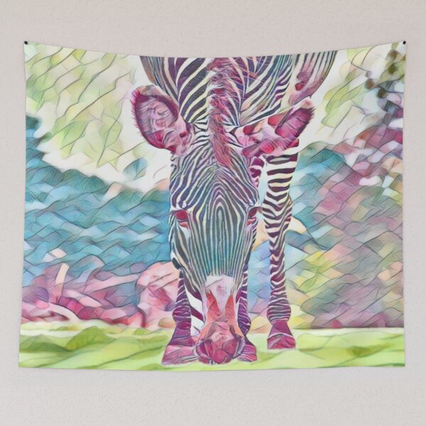 Item preview, Colorful Painting Zebra designed and sold by Yellow-Eyes.