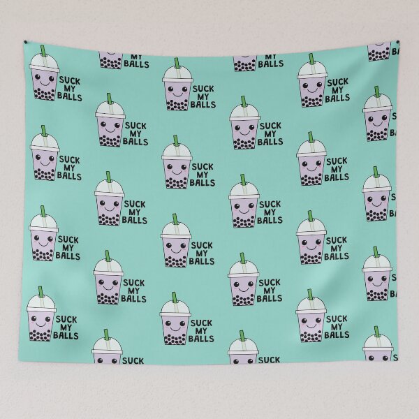 Item preview, Boba y Bubble Tea; Kawaii; Chupa mis bolas (tapioca) designed and sold by EstelleStar.