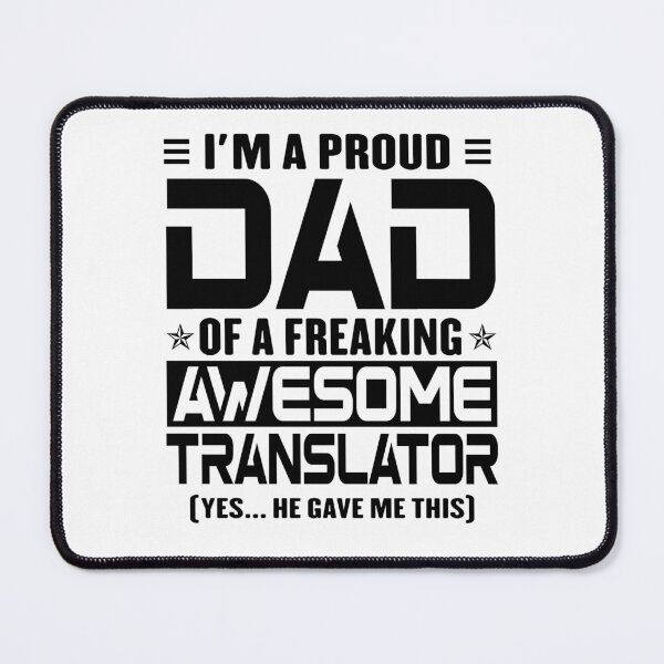 Item preview, I’m A Proud Dad Of A Freaking Awesome Translator, Funny Dad Shirt, Dad Of Translator Shirt, Dad Gifts, Christmas Gifts For Dad designed and sold by xlnv.