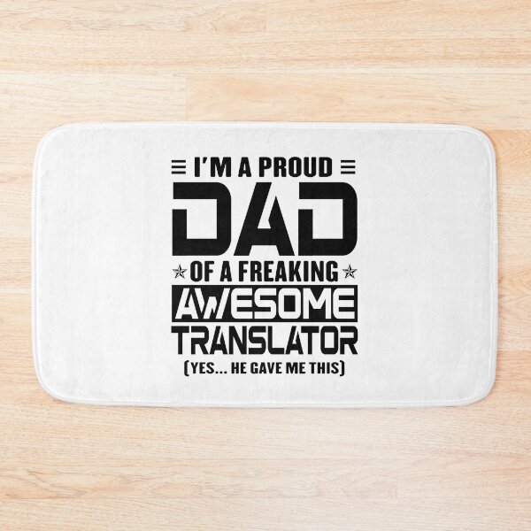 Item preview, I’m A Proud Dad Of A Freaking Awesome Translator, Funny Dad Shirt, Dad Of Translator Shirt, Dad Gifts, Christmas Gifts For Dad designed and sold by xlnv.