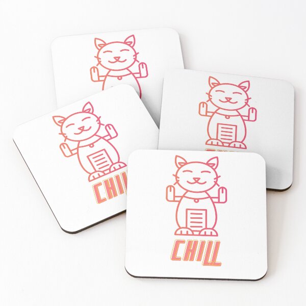 Item preview, neko cat chill out designed and sold by jpn insprd.